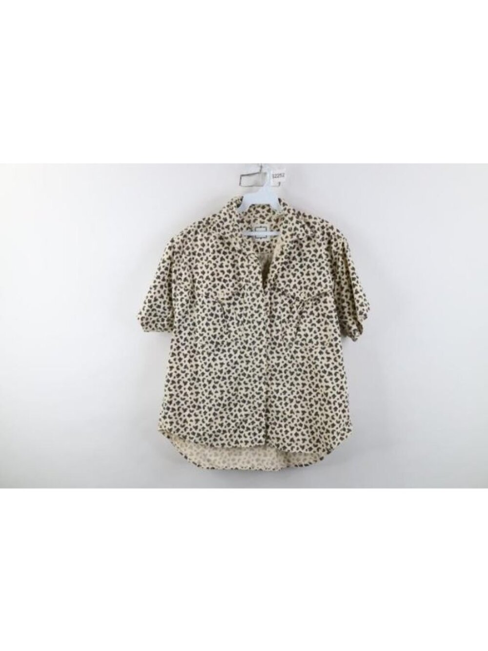 Vintage 90s Streetwear Womens Medium Paisley Western Duster Collared Shirt